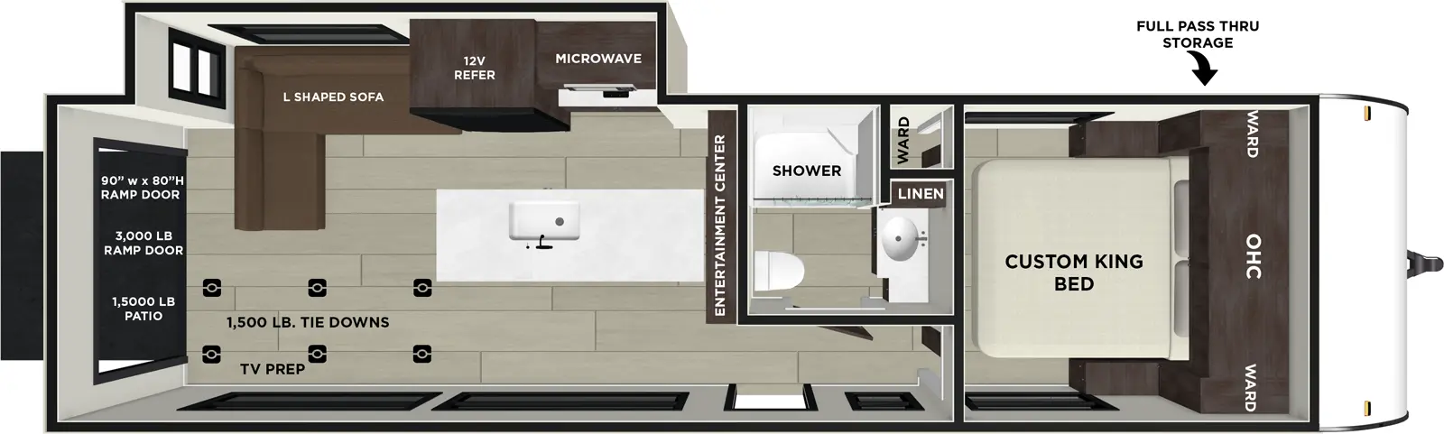 Wildwood Fsx 28VC Floorplan